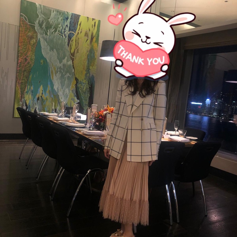 Red Valentino 啞粉紅色半截裙-5