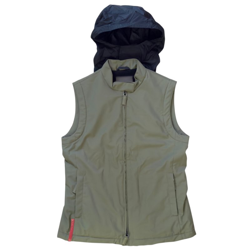 PRADA 背心 拉鏈外套-1