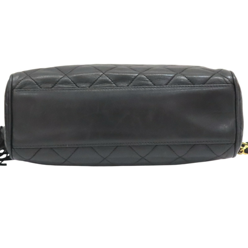 黑色牛皮 Vintage Tassel 相機包 肩背包【CHANEL 香奈兒】-3