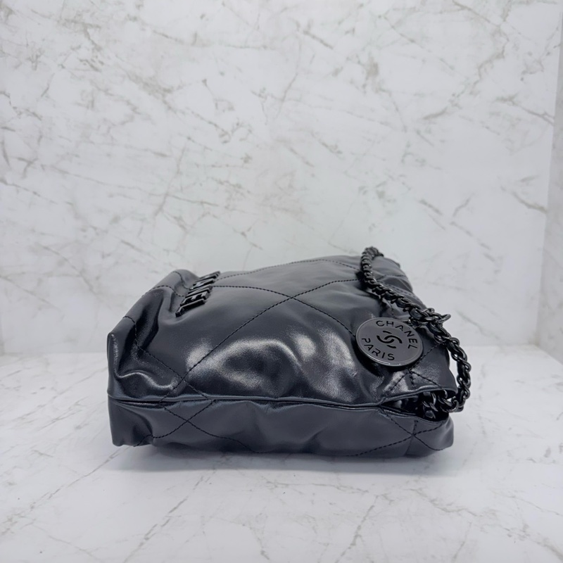 CHANEL MINI 22BAG SO BLACK/晶片-2