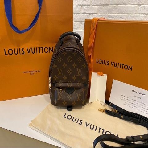 Lv老花Palm Springs Mini後背包/肩背包