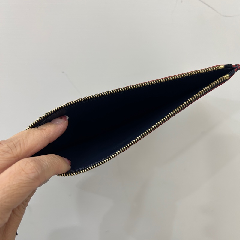 LV 海軍藍牛皮壓紋三合一信封鏈包M64099-18