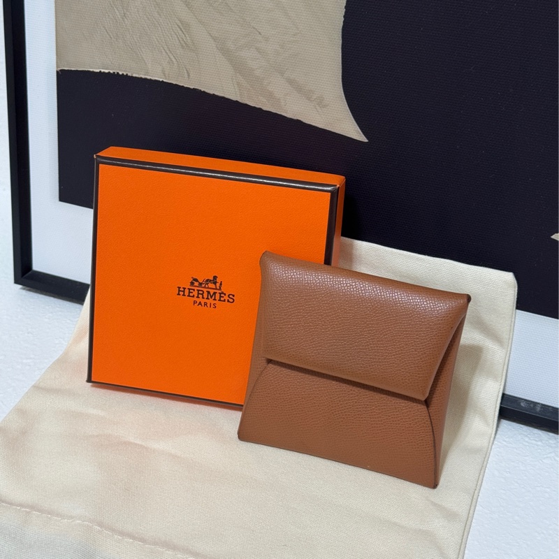 愛馬仕Hermès 零錢包/零錢袋/大地色/豆乾包-0