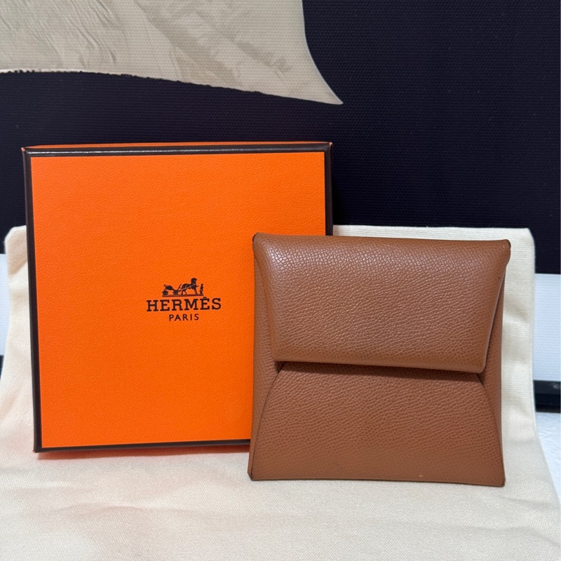 愛馬仕Hermès 零錢包/零錢袋/大地色/豆乾包-1