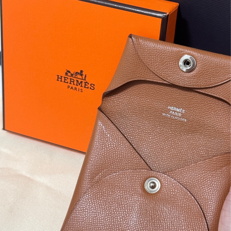 愛馬仕Hermès 零錢包/零錢袋/大地色/豆乾包-2
