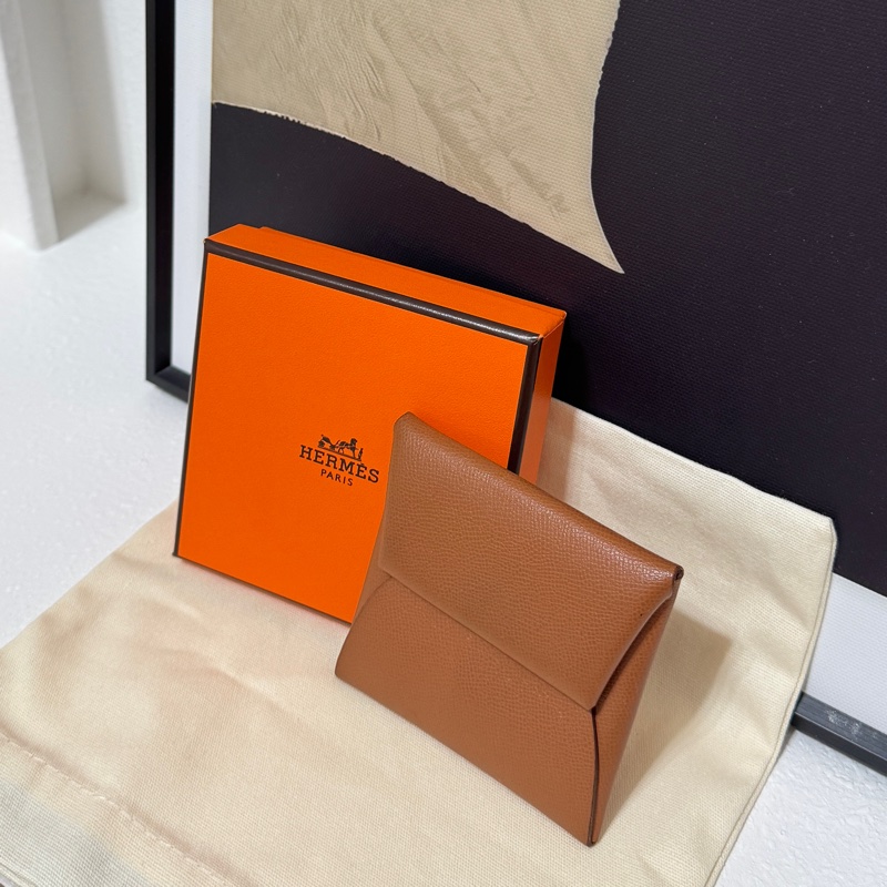 愛馬仕Hermès 零錢包/零錢袋/大地色/豆乾包-3