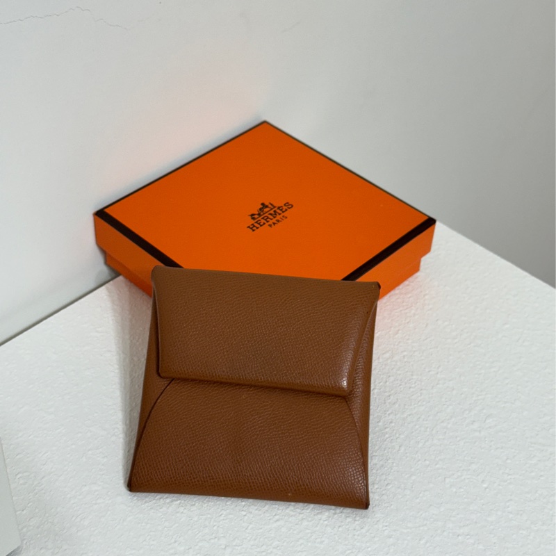 愛馬仕Hermès 零錢包/零錢袋/大地色/豆乾包-4