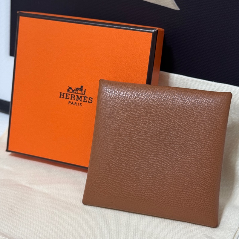 愛馬仕Hermès 零錢包/零錢袋/大地色/豆乾包-6
