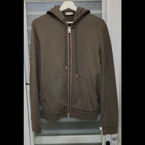 Moncler 灰色棉質男夾克