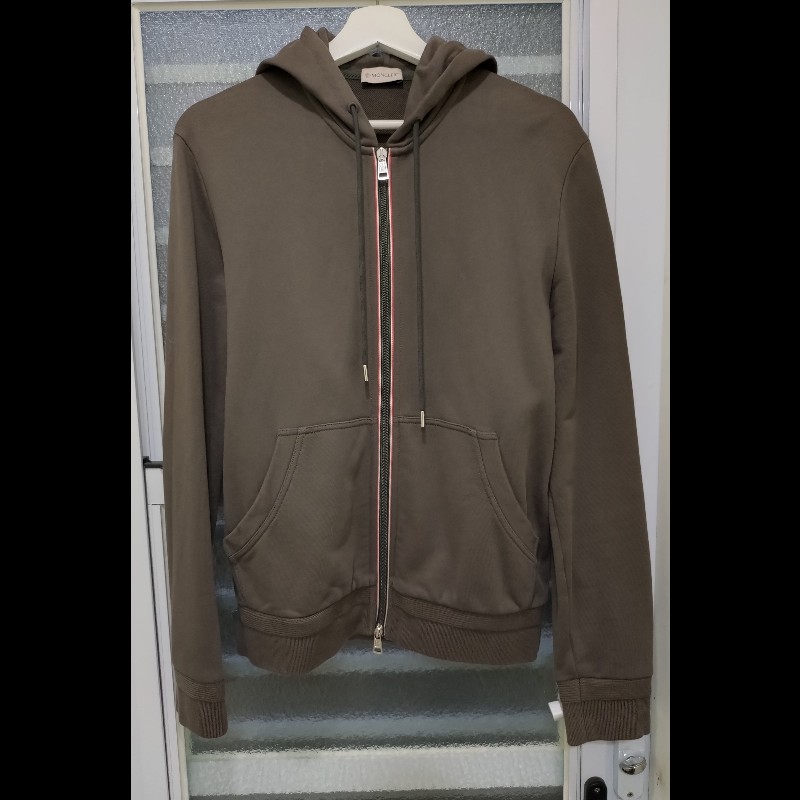 Moncler 灰色棉質男夾克-0