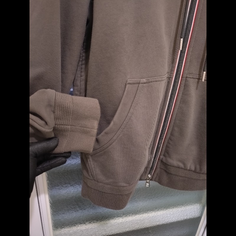 Moncler 灰色棉質男夾克-4