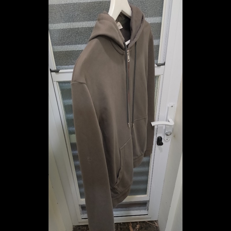 Moncler 灰色棉質男夾克-5