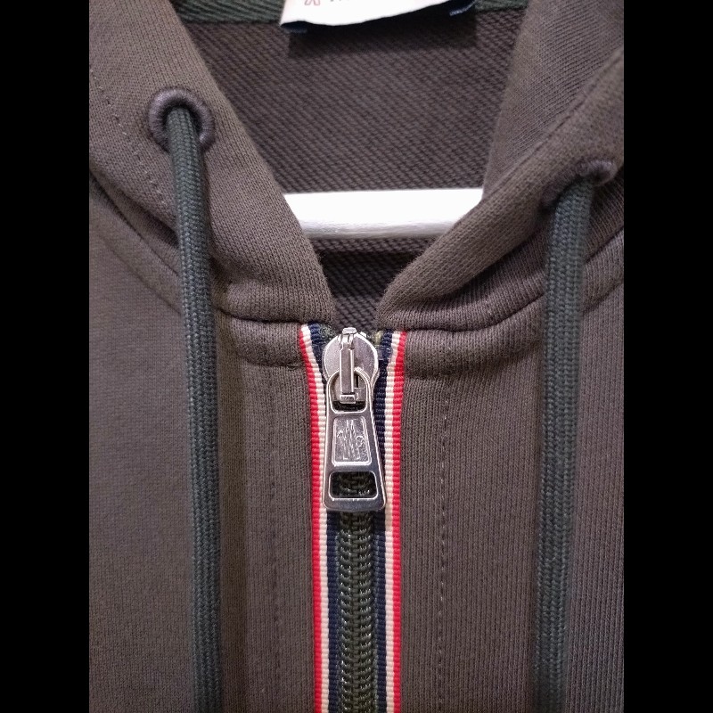 Moncler 灰色棉質男夾克-8