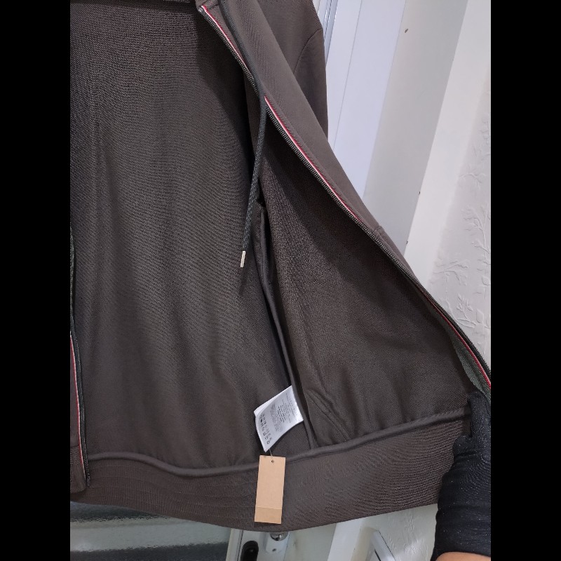 Moncler 灰色棉質男夾克-10