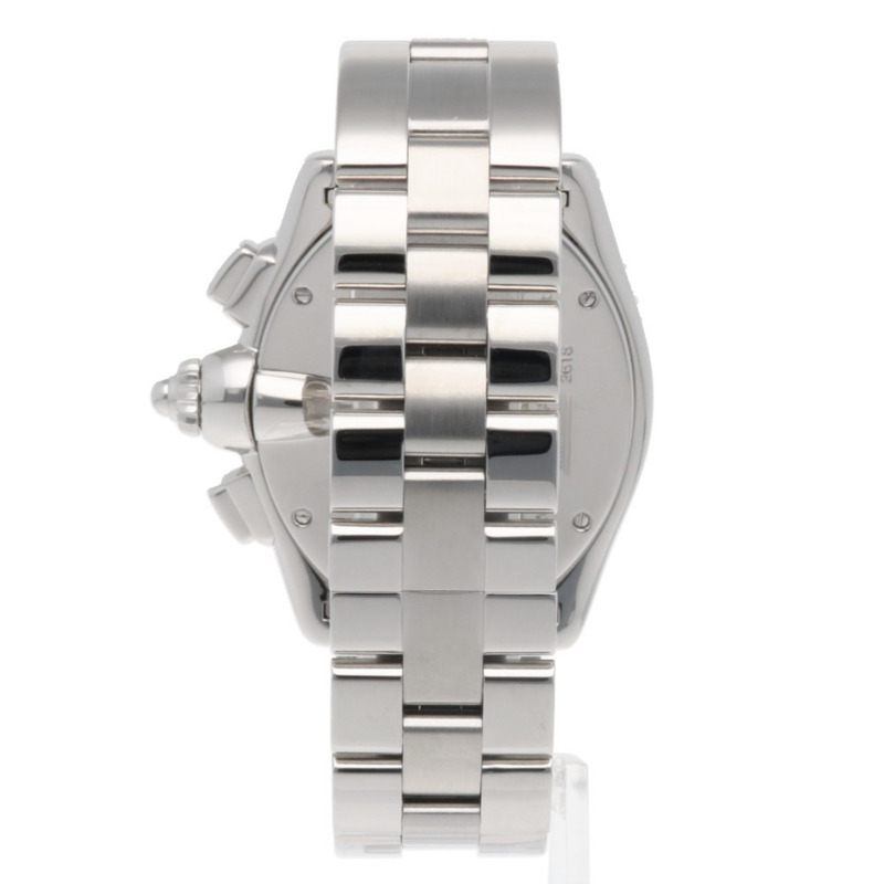 卡地亞 Roadster 計時腕錶，不鏽鋼材質，2618 自動上鍊機芯，已翻新，男士款-5