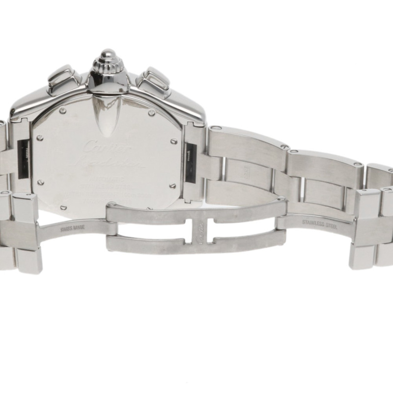 卡地亞 Roadster 計時腕錶，不鏽鋼材質，2618 自動上鍊機芯，已翻新，男士款-8