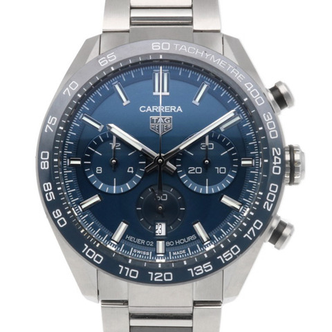 TAG Heuer 豪雅卡萊拉系列計時腕錶，不鏽鋼材質，自動上鍊，已翻新，男士款，CBN2A1A