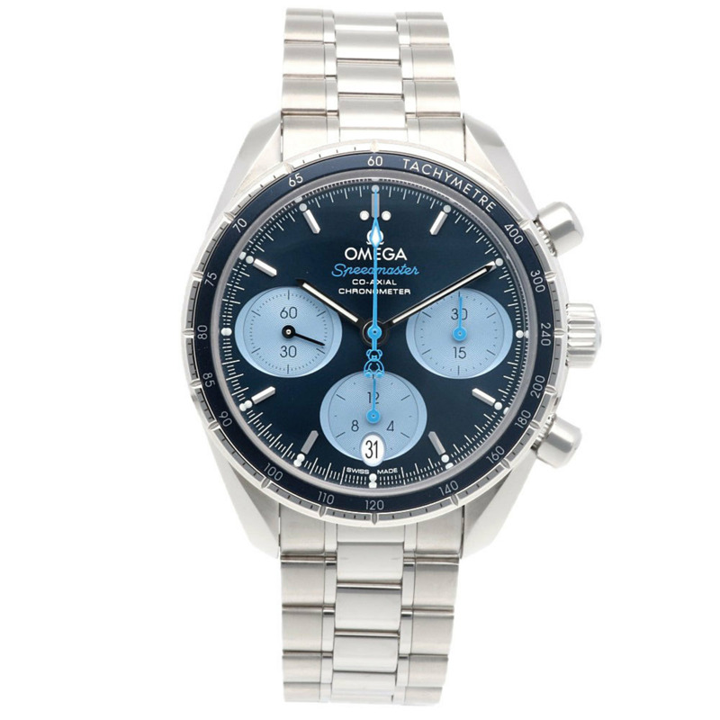 歐米茄超霸系列腕錶，不鏽鋼材質，型號32430385003002，自動機械錶，男錶，歐米茄計時碼錶-7