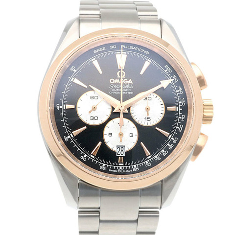 歐米茄海馬系列Aqua Terra腕錶，不鏽鋼材質，型號221.20.42.40.01.002，自動機械，男士腕錶，歐米茄150公尺計時碼錶，已翻新