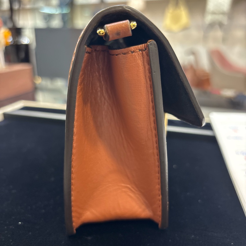 LOUIS VUITTON Dauphine 鏈帶錢包 M68746 晶片款 原花-12