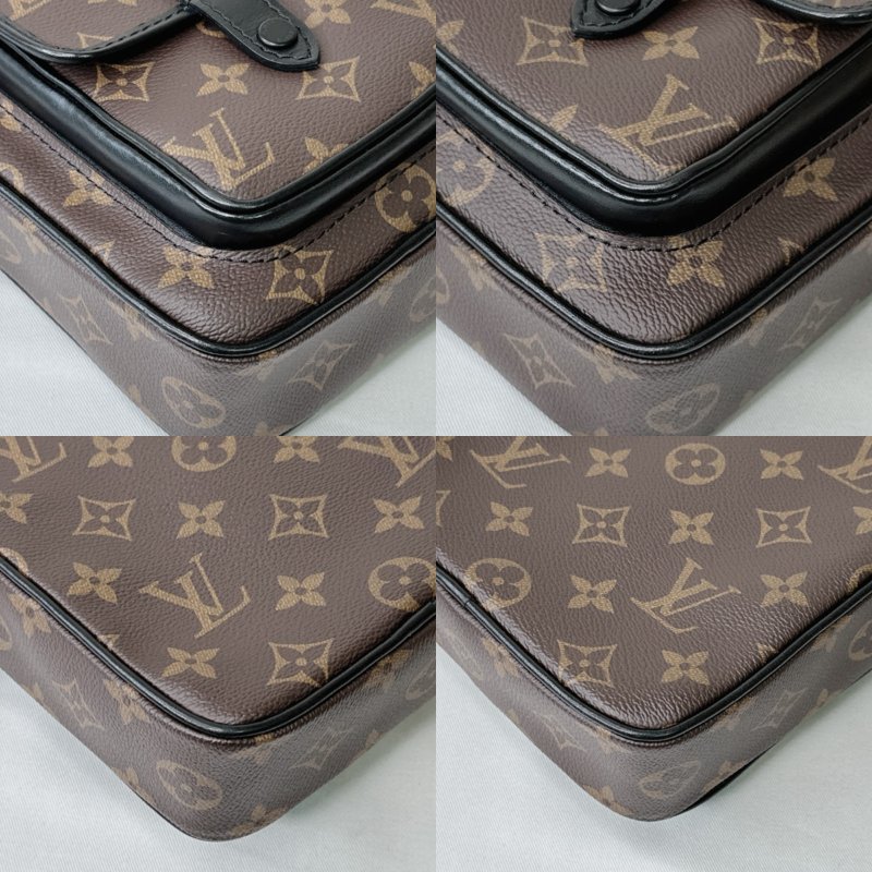 LV Christopher老花斜背包-9