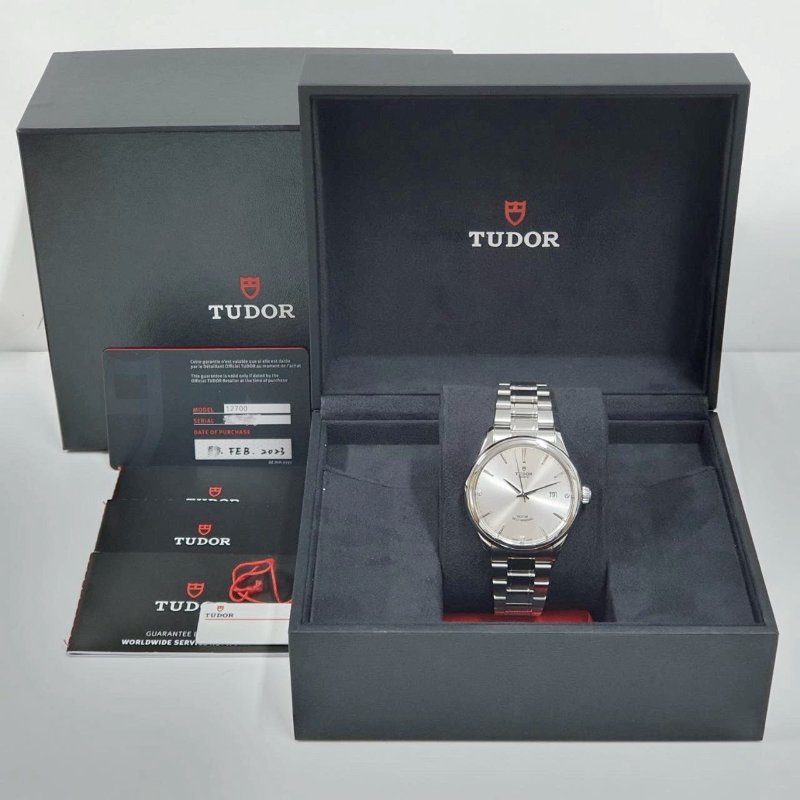 【大眾名錶】 TUDOR帝舵 2023/02 STYLE系列 M12700-0003 銀色面盤 B771-8