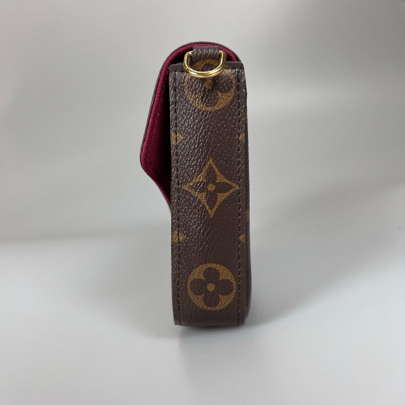 LV M61276/晶片款 老花信封三合一包-2