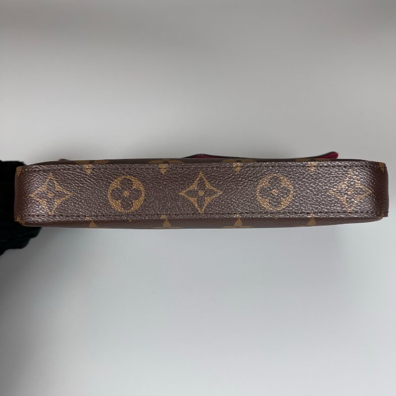 LV M61276/晶片款 老花信封三合一包-4