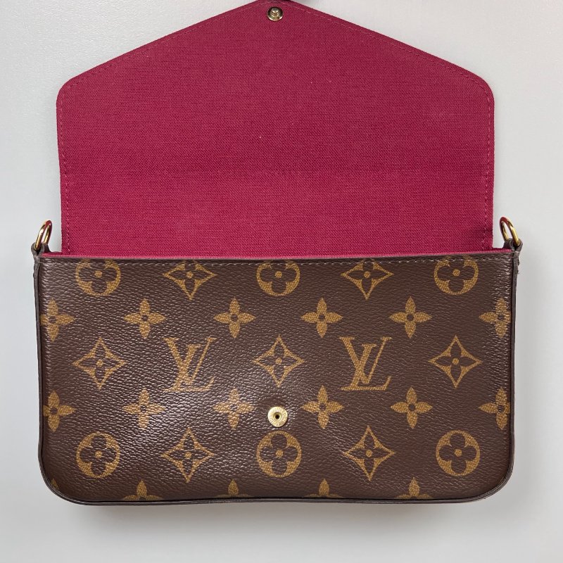 LV M61276/晶片款 老花信封三合一包-5