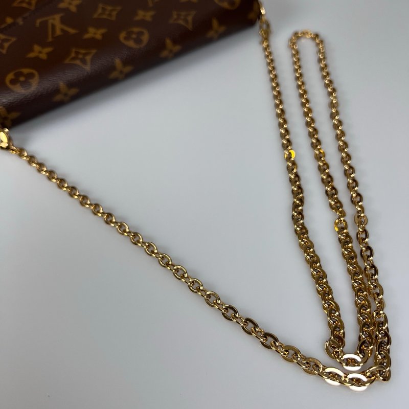 LV M61276/晶片款 老花信封三合一包-13