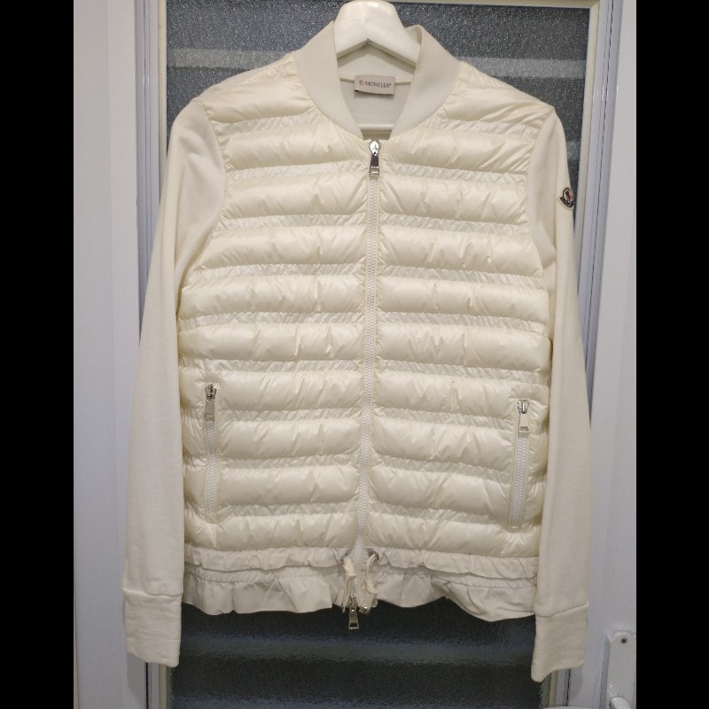Moncler 白色羽絨+棉外套-0
