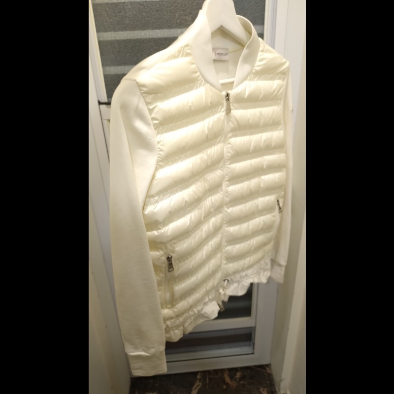 Moncler 白色羽絨+棉外套-1