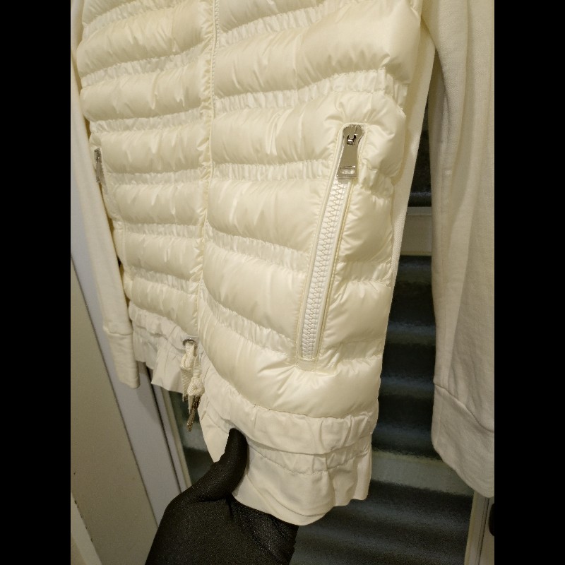 Moncler 白色羽絨+棉外套-5