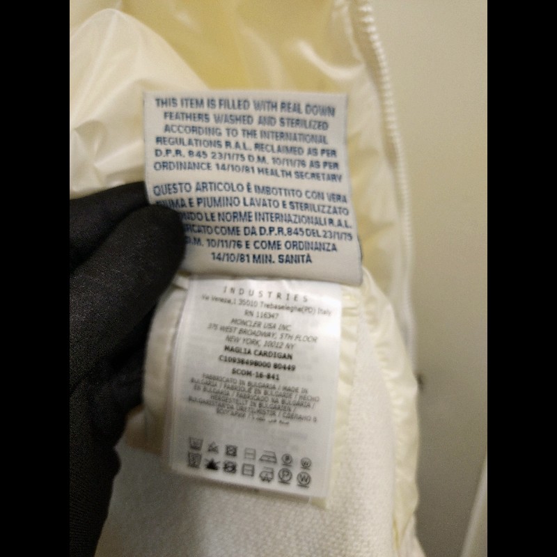 Moncler 白色羽絨+棉外套-13