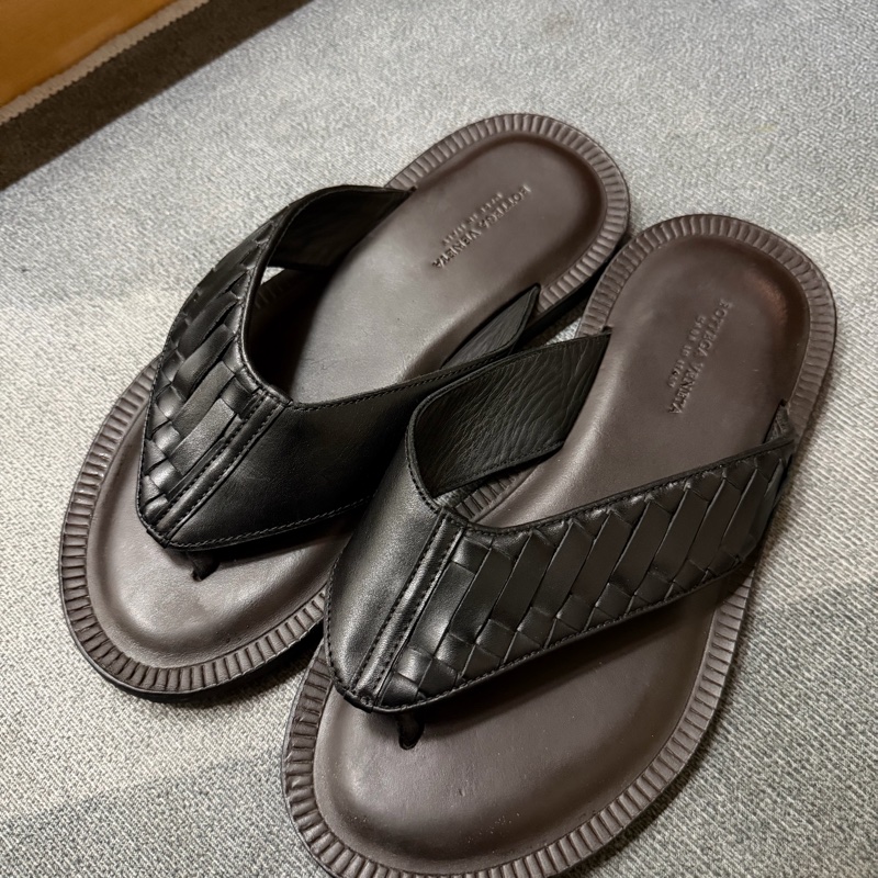 Bv編織夾腳拖鞋-0