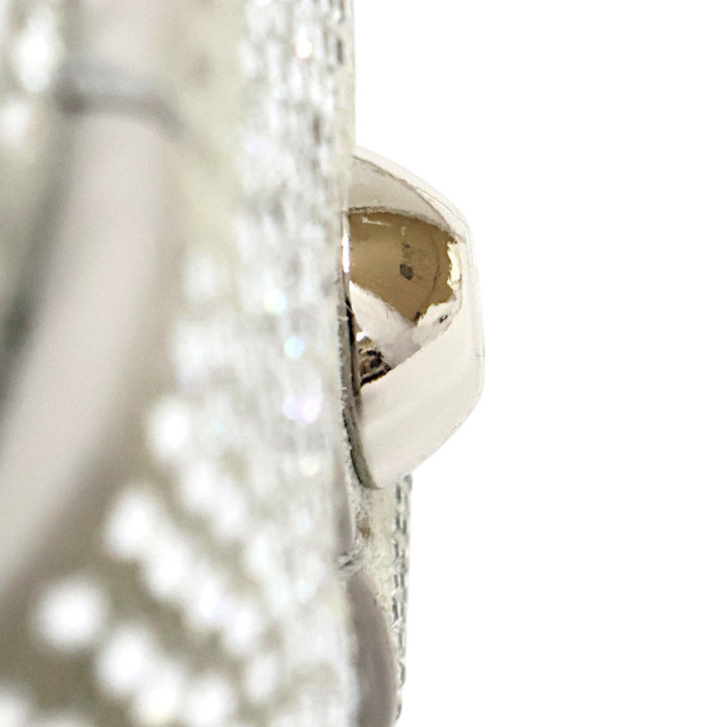 銀色 水鑽 皮革 水桶包 兩用包【Salvatore Ferragamo 菲拉格慕】-15