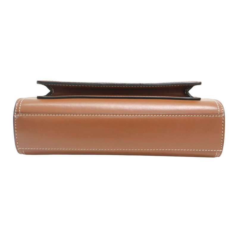 棕色 牛皮 mini pocket bag 肩背包【BURBERRY 巴寶莉】 8014776-3