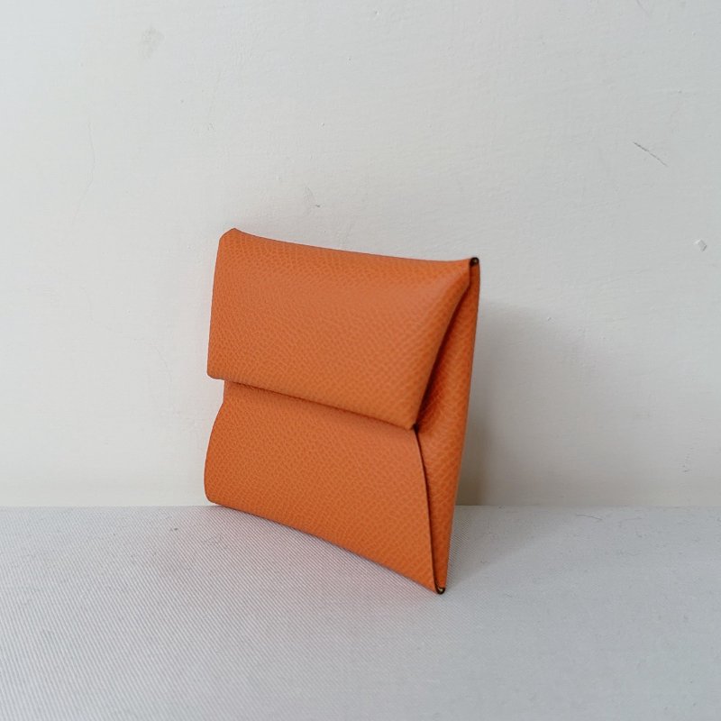 HERMES 全新Bastia拼色零錢包-2