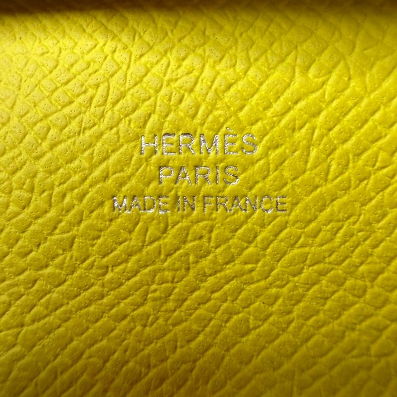 HERMES 全新Bastia拼色零錢包-8
