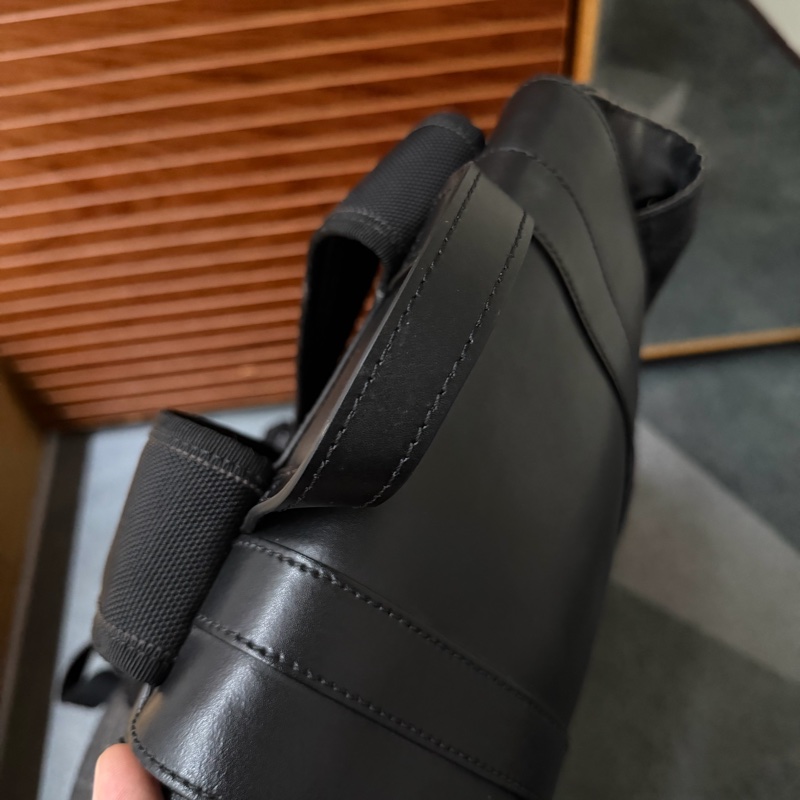 Gucci黑牛皮LOGO後背包（495563）-6