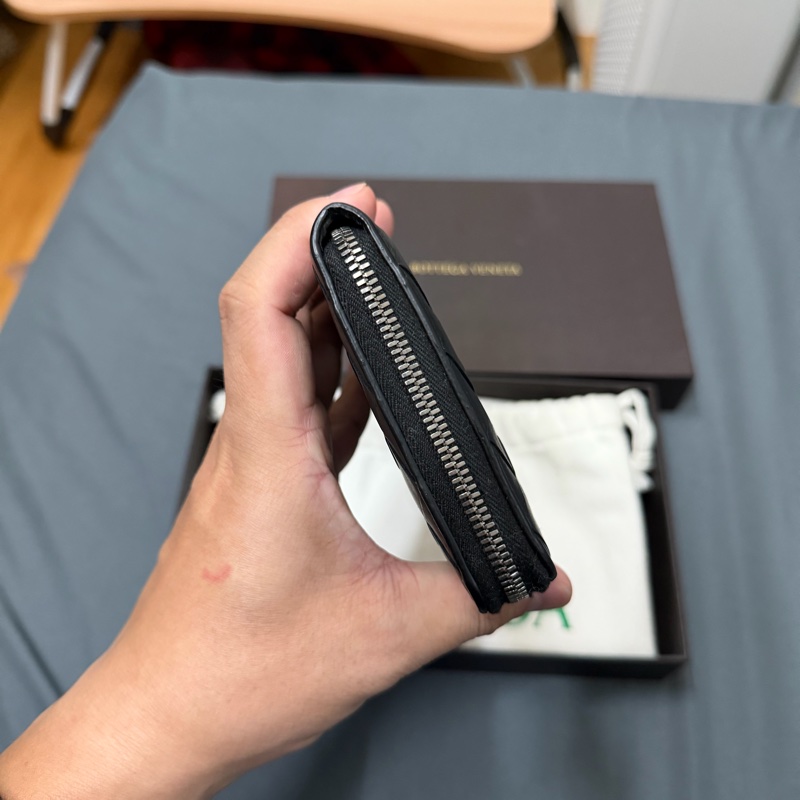 Bv新款大編織拉鍊長夾-4