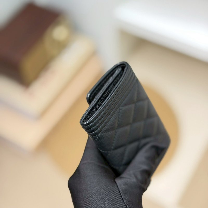 🏷Chanel 香奈兒.Boy 卡夾零錢包 芯片款-6