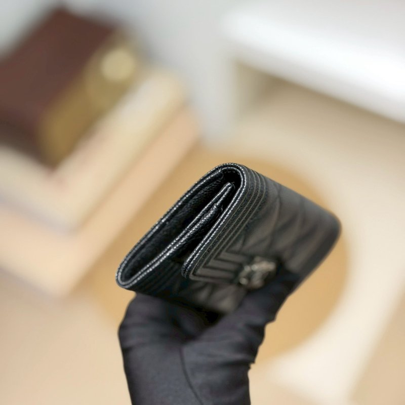 🏷Chanel 香奈兒.Boy 卡夾零錢包 芯片款-8