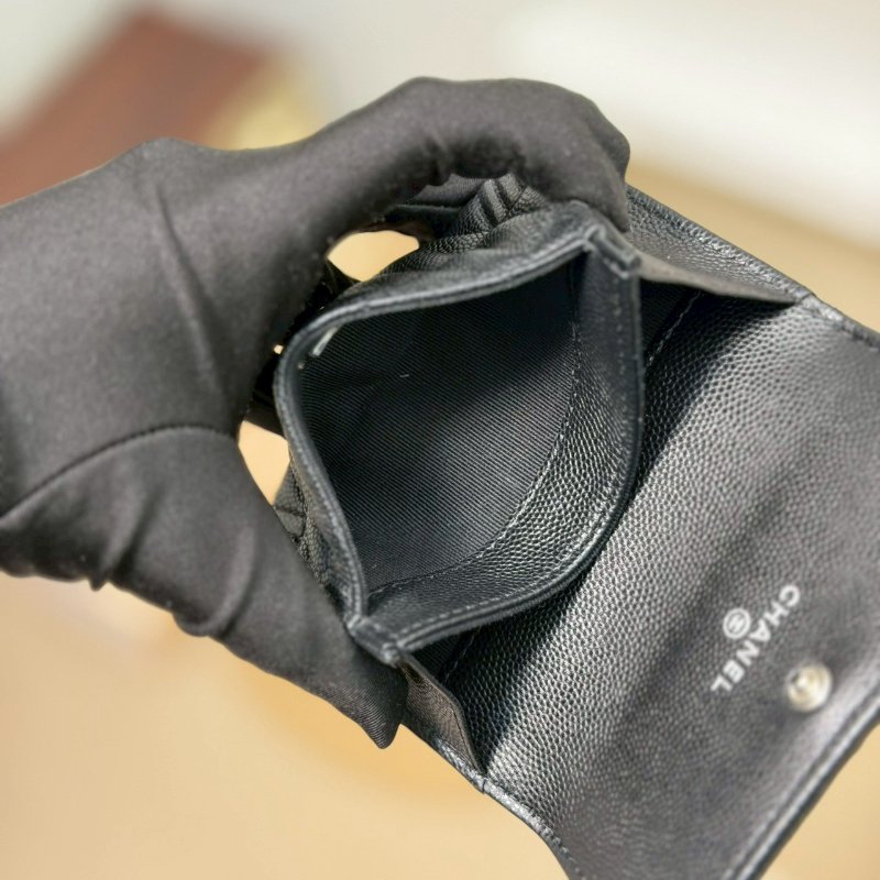 🏷Chanel 香奈兒.Boy 卡夾零錢包 芯片款-17