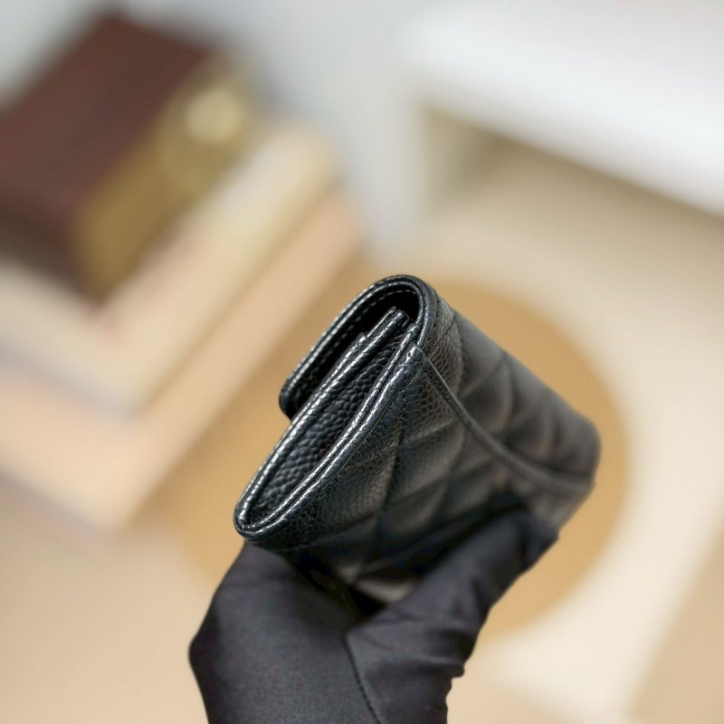 🏷Chanel 香奈兒．Coco 卡夾零錢包 芯片款-10