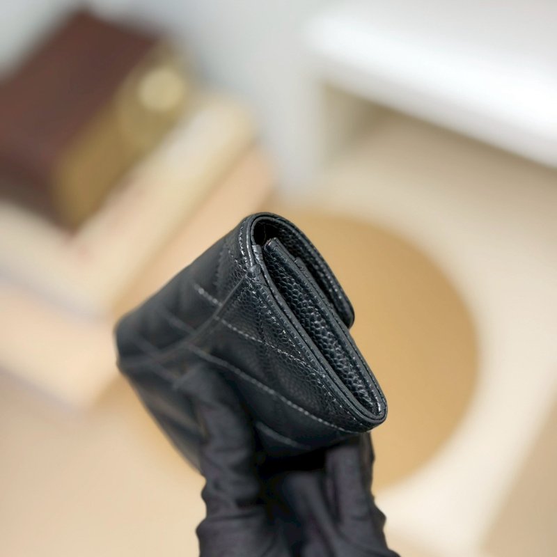 🏷Chanel 香奈兒．Coco 卡夾零錢包 芯片款-11