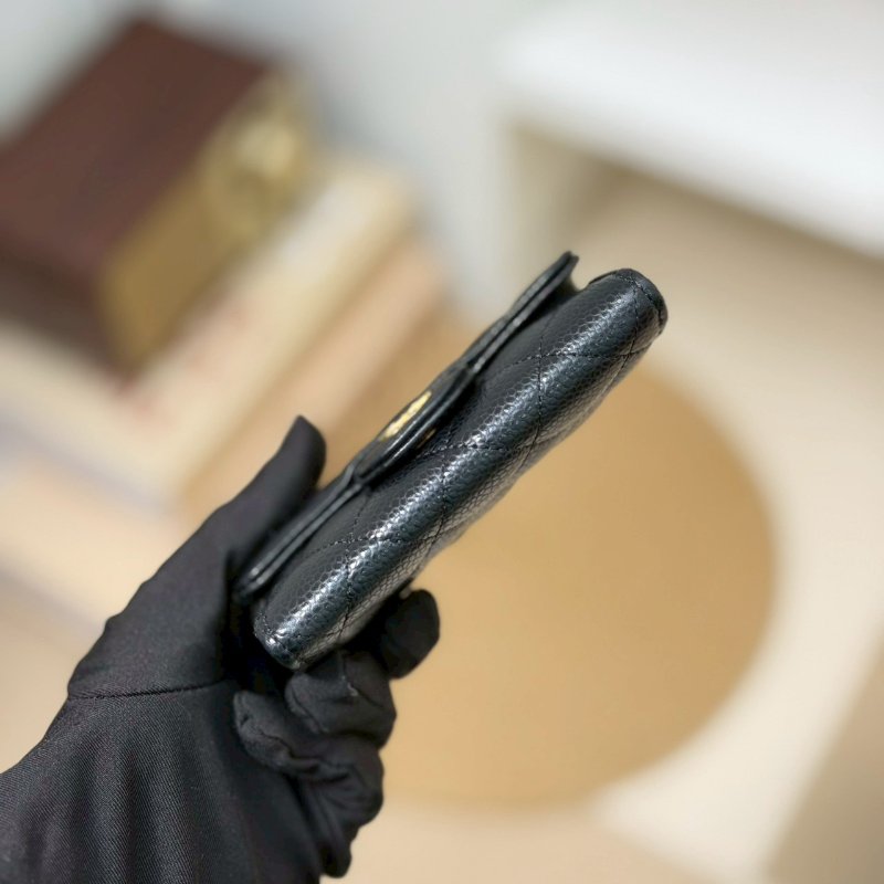 🏷Chanel 香奈兒．Coco 卡夾零錢包 芯片款-12