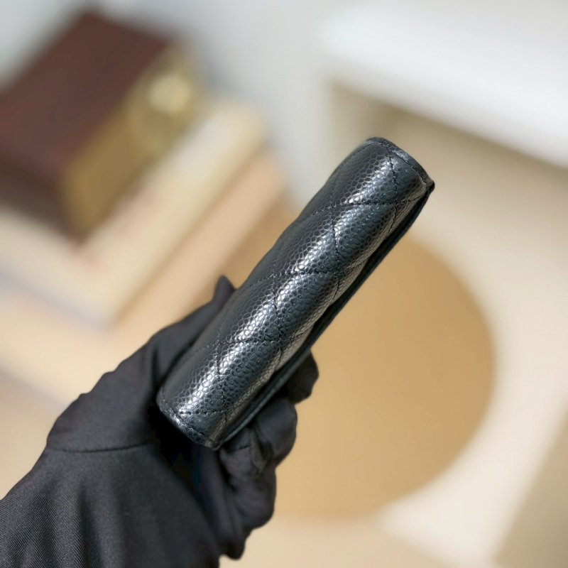 🏷Chanel 香奈兒．Coco 卡夾零錢包 芯片款-13