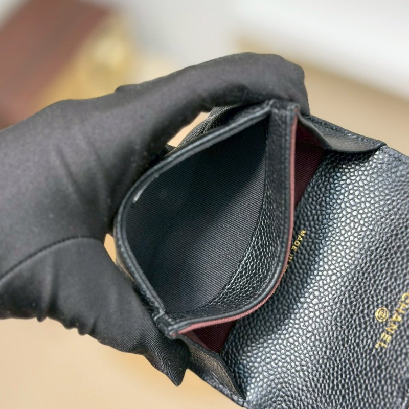 🏷Chanel 香奈兒．Coco 卡夾零錢包 芯片款-17