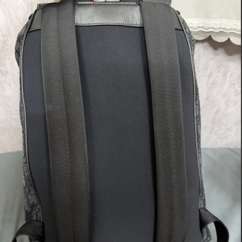 Dior雙肩包Motion Oblique拼皮背包書包-1